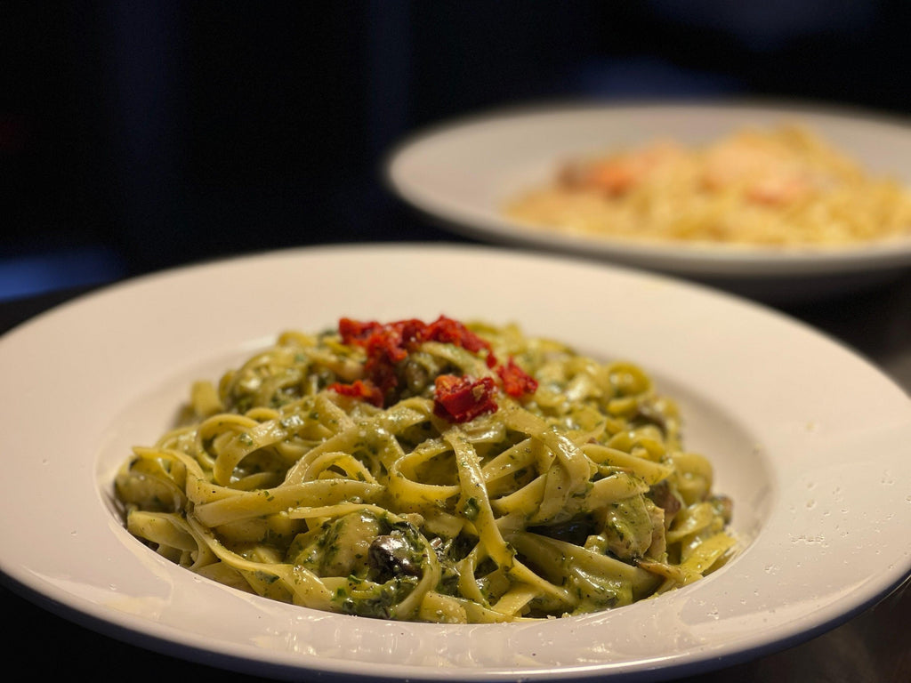 Fettuccine Genovese - Vincenzo's Kitchen